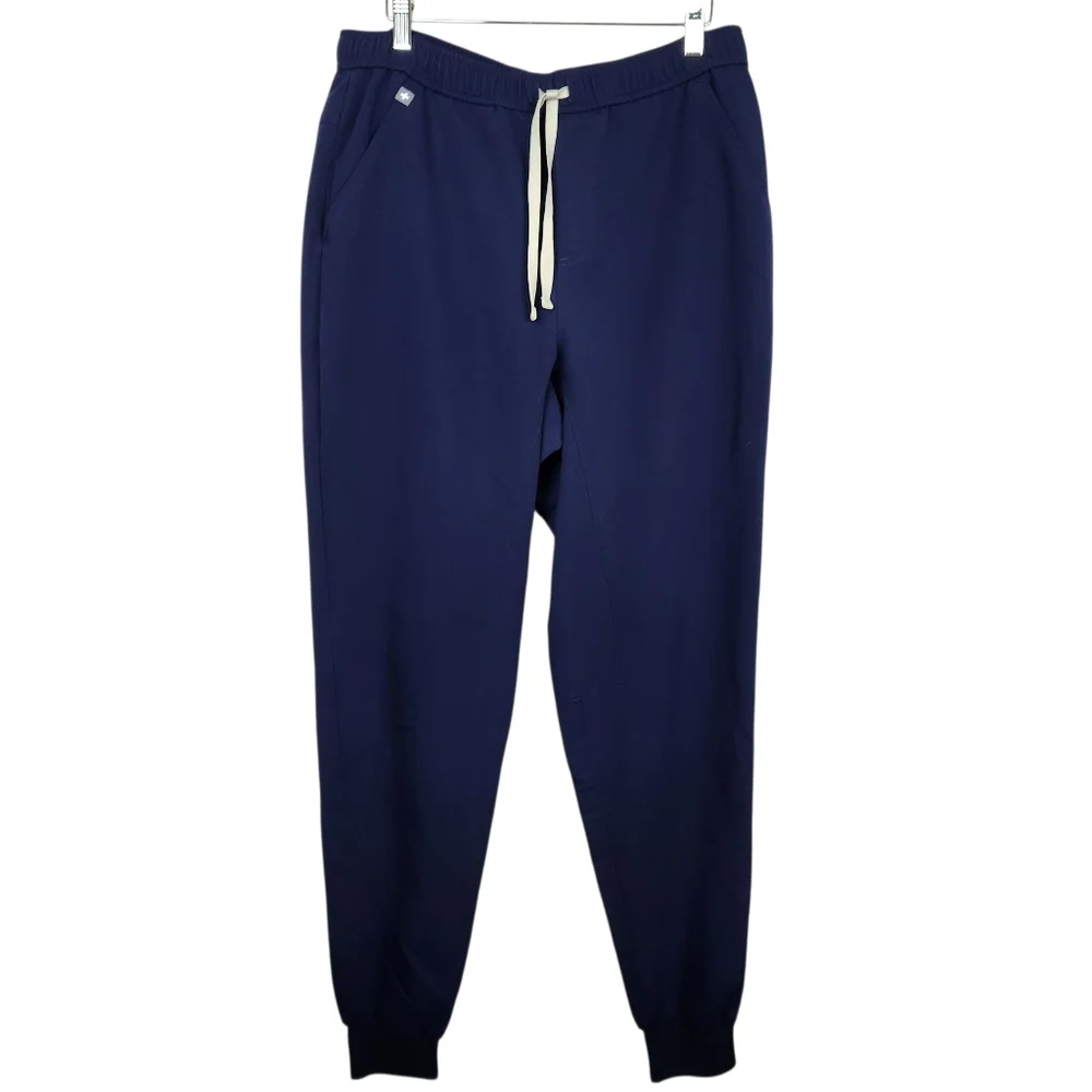 Figs Tansen Jogger Technical Navy Blue Scrub Pants Hospital Nurse Mens Size L